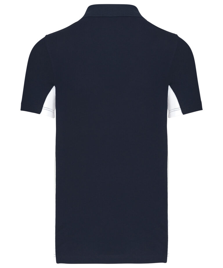 Alternative view of Kariban Flags short sleeve bi colour polo shirt KB232