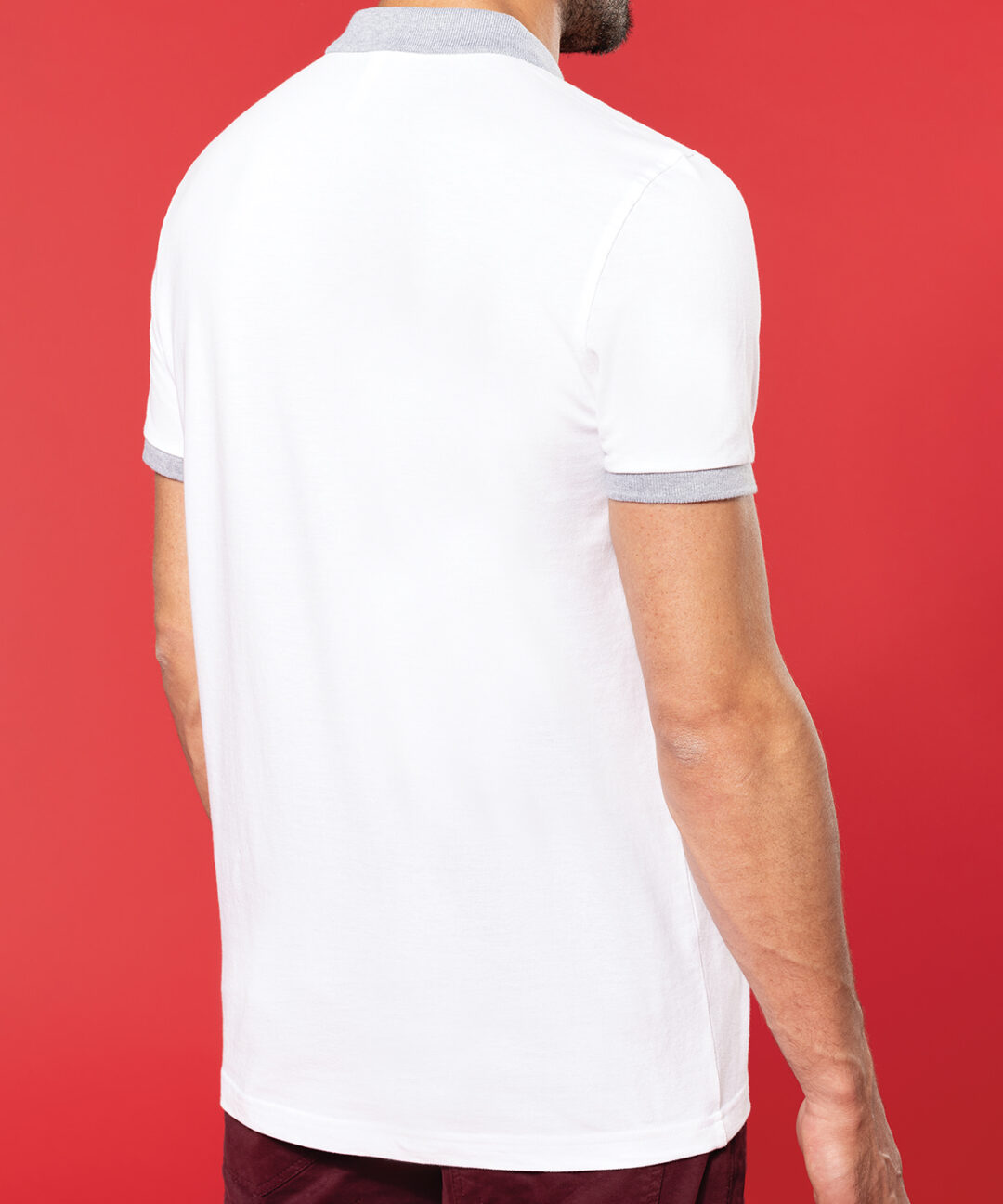 Kariban Two tone piqu polo shirt KB258, Vivid Promotion Workwear