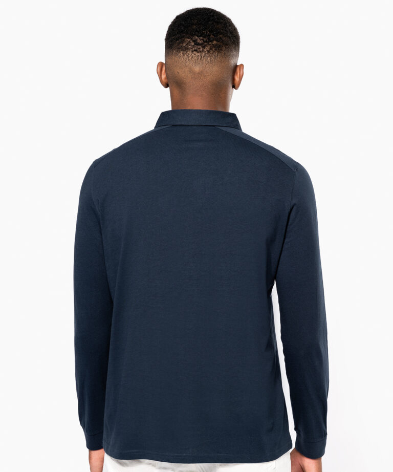 Kariban Jersey knit long sleeve polo shirt KB264, Vivid Promotion Workwear