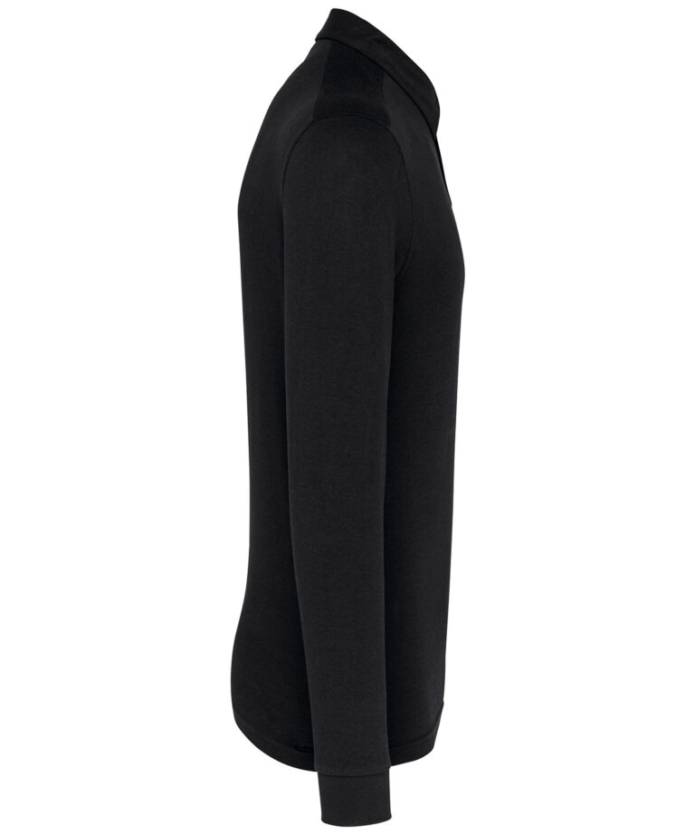 Alternative view of Kariban Jersey knit long sleeve polo shirt KB264
