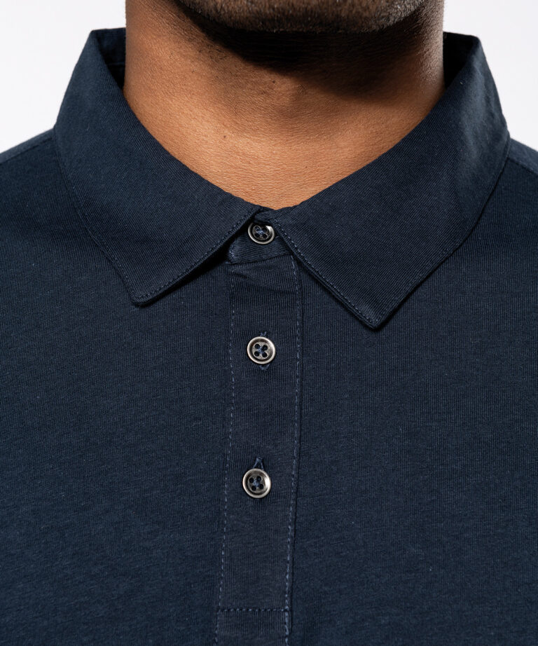 Kariban Jersey knit long sleeve polo shirt KB264, Vivid Promotion Workwear
