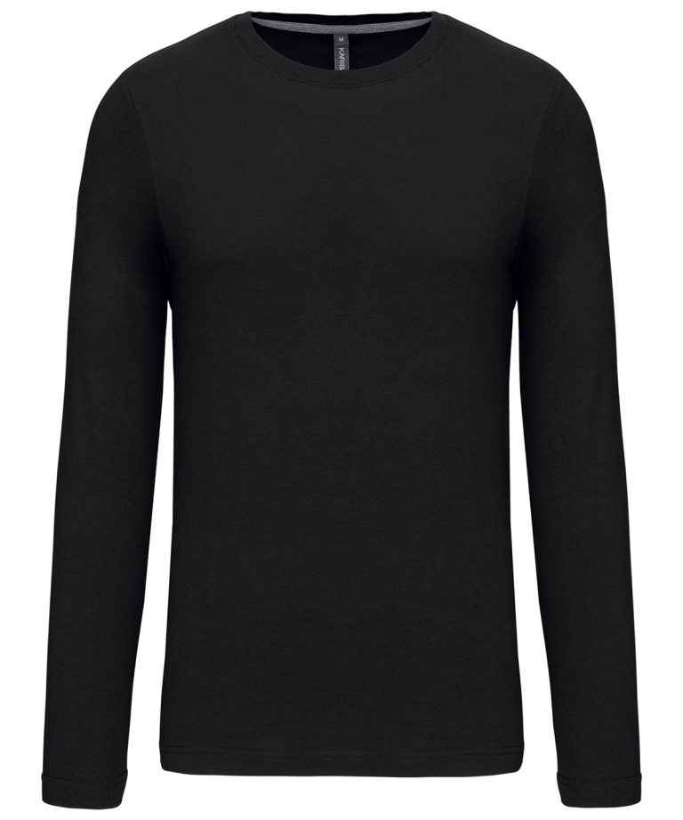 Kariban &#8211; Mens Long &#8211; Sleeved Crew Neck T &#8211; Shirt KB359, Vivid Promotion Workwear