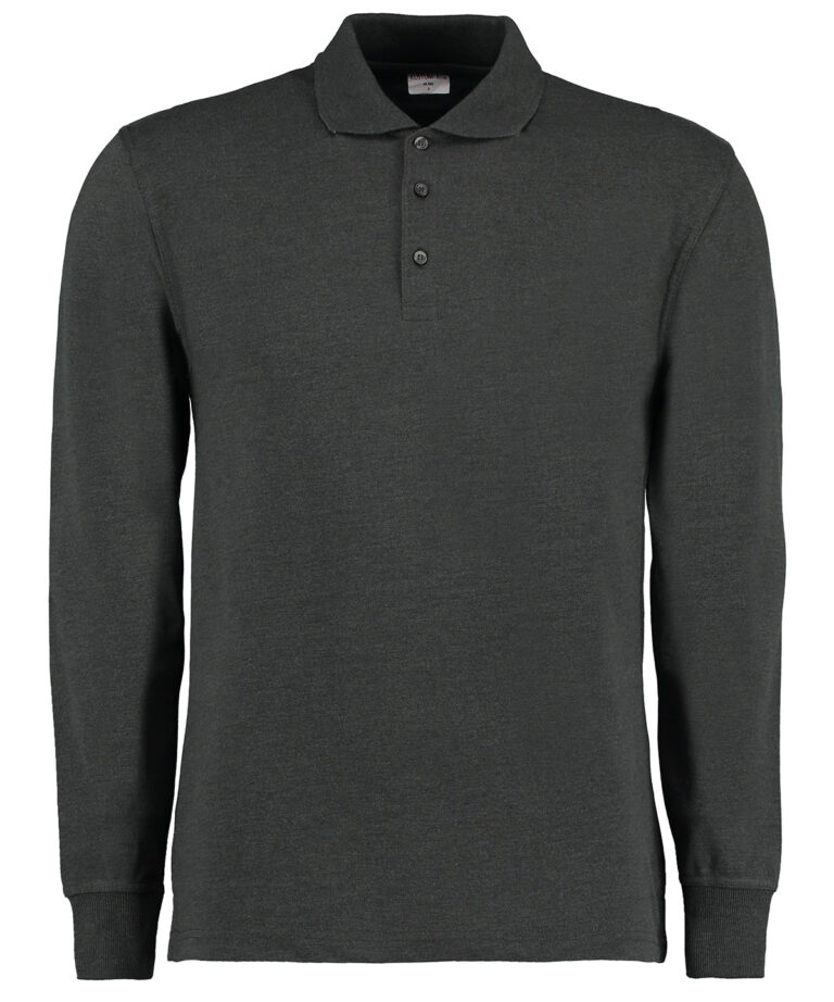 Alternative view of Kustom Kit piqu polo long sleeved (classic fit) KK430