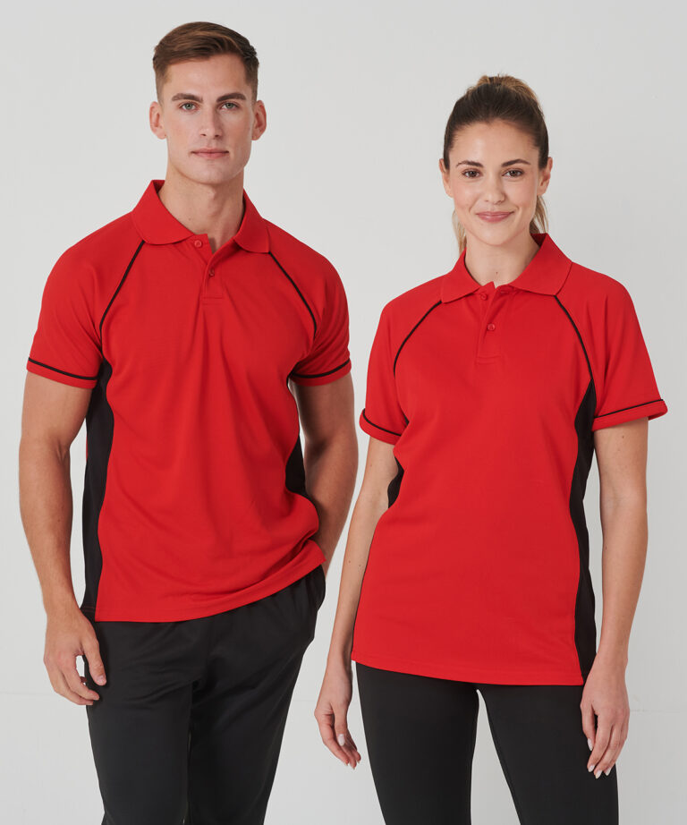 Alternative view of Finden & Hales Panel performance polo LV310