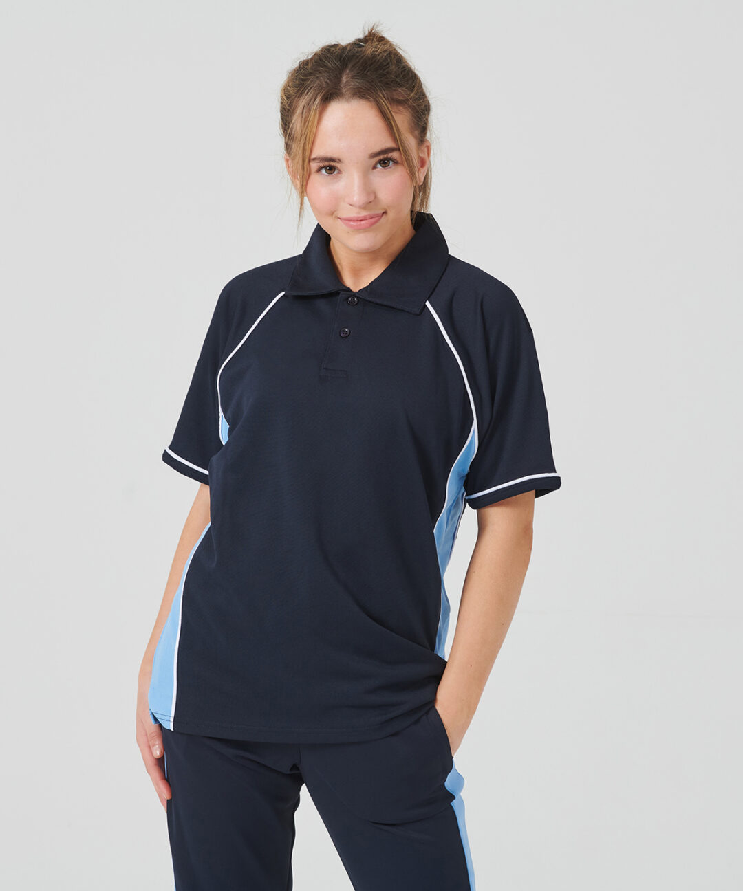 Finden &#038; Hales Kids piped performance polo LV372, Vivid Promotion Workwear