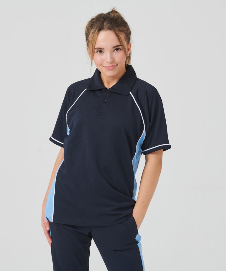 Finden & Hales Kids piped performance polo LV372