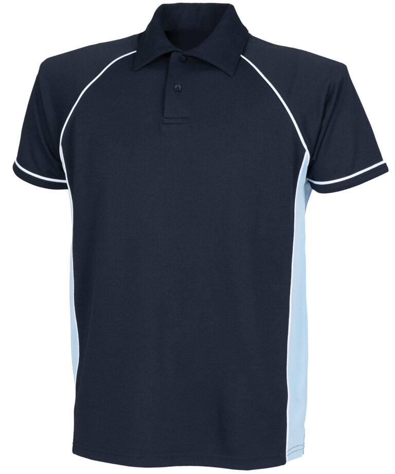 Alternative view of Finden & Hales Kids piped performance polo LV372