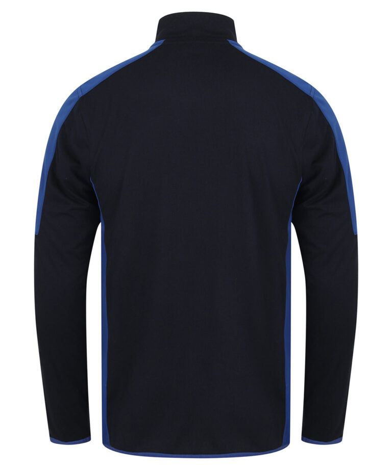 Finden &#038; Hales Zip Mid-layer with Contrast Panelling LV571, Vivid Promotion Workwear