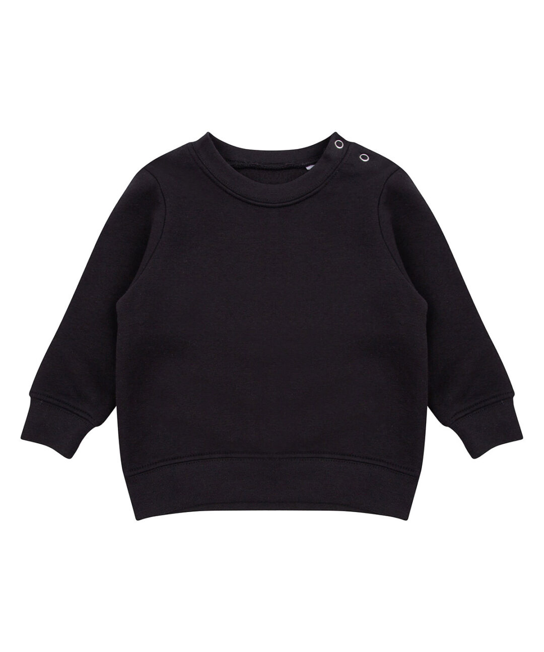 Larkwood Crew neck sweatshirt with shoulder poppers LW06T, Vivid Promotion Workwear