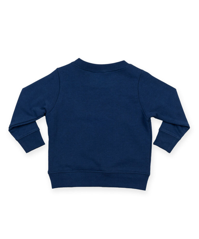 Larkwood Crew neck sweatshirt with shoulder poppers LW06T, Vivid Promotion Workwear