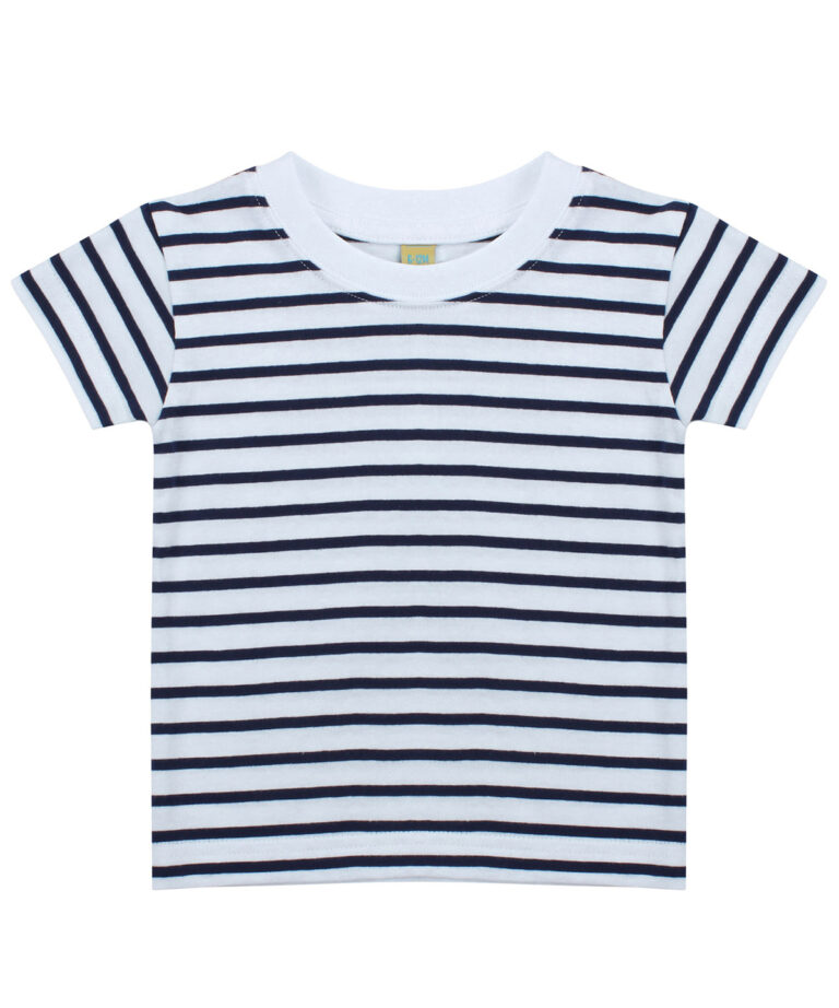 Alternative view of Larkwood Short sleeve striped t shirt LW27T