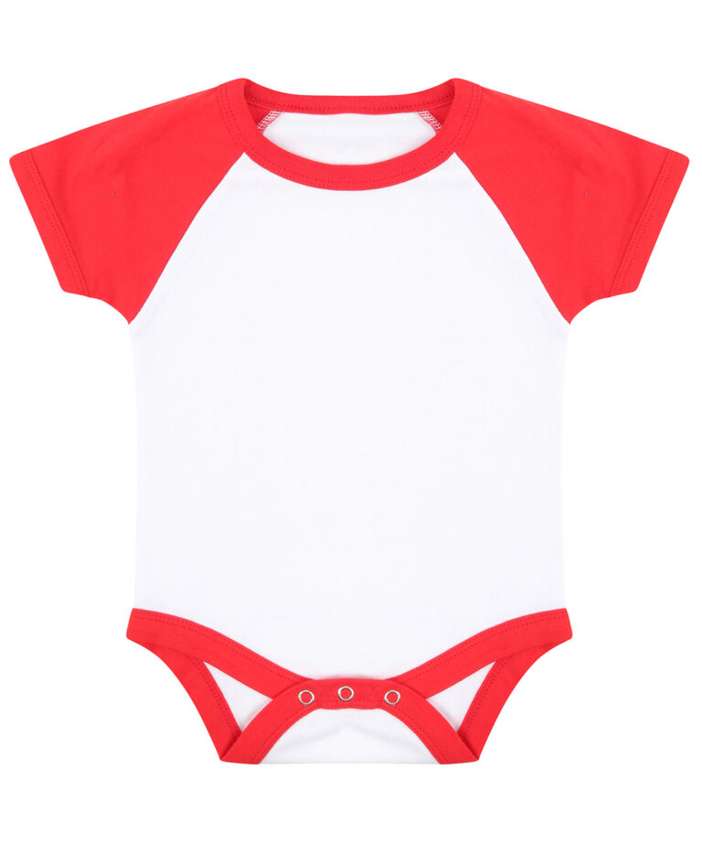 Alternative view of Larkwood Essential short sleeved baseball bodysuit LW502