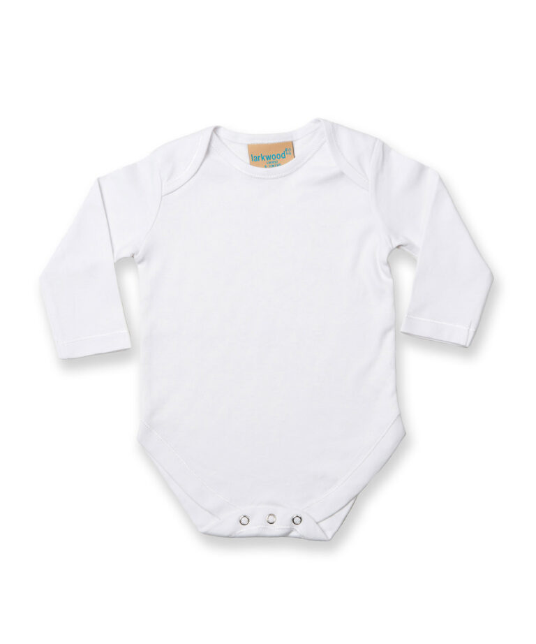 Alternative view of Larkwood Long sleeve baby bodysuit LW52T