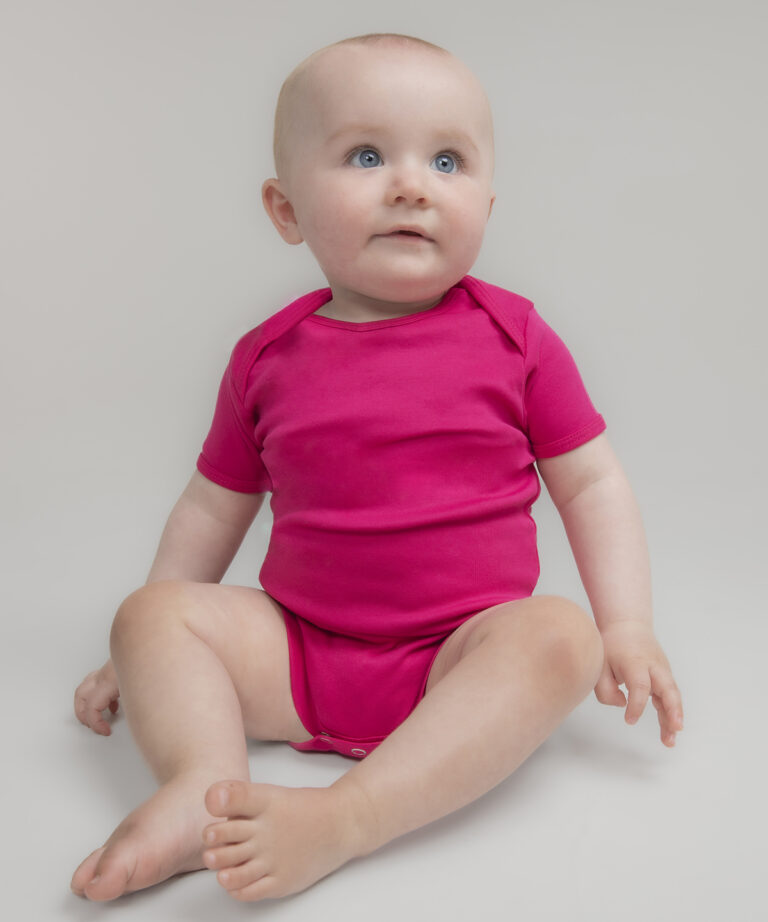Larkwood Short sleeved bodysuit with envelope neck opening LW55T