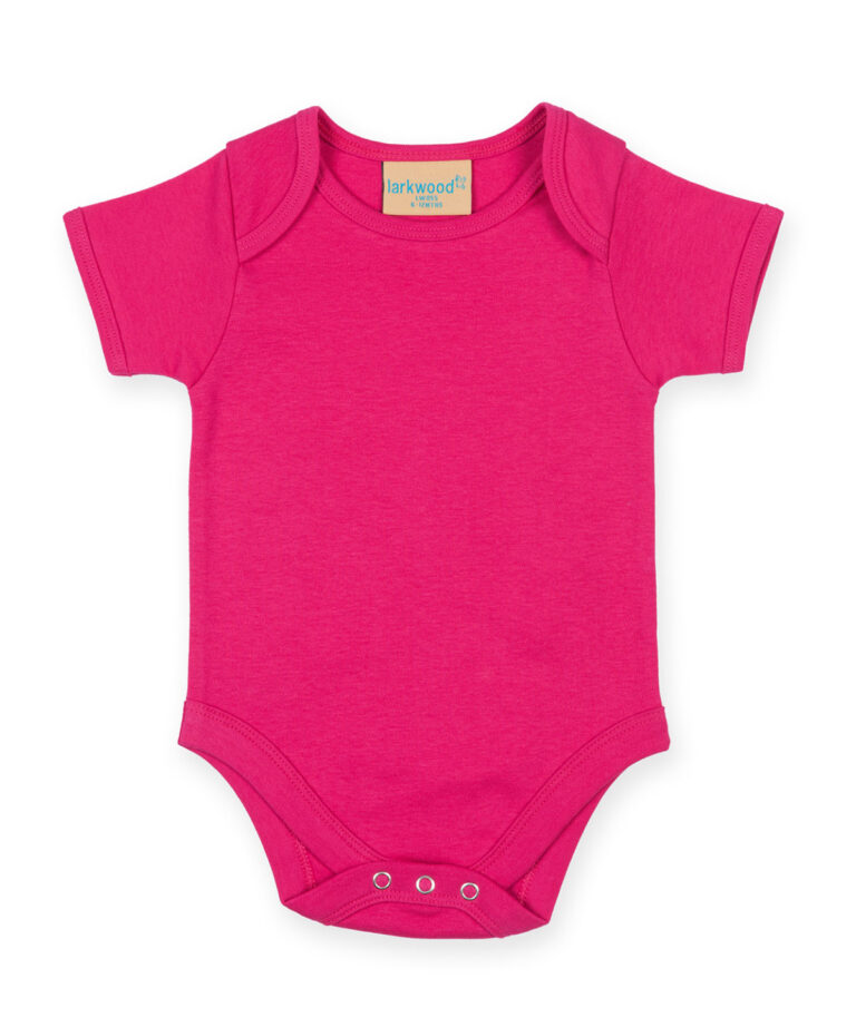 Larkwood Short sleeved bodysuit with envelope neck opening LW55T, Vivid Promotion Workwear
