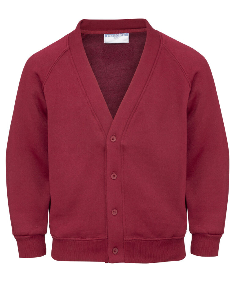 Maddins Kids Coloursure cardigan MD04B, Vivid Promotion Workwear