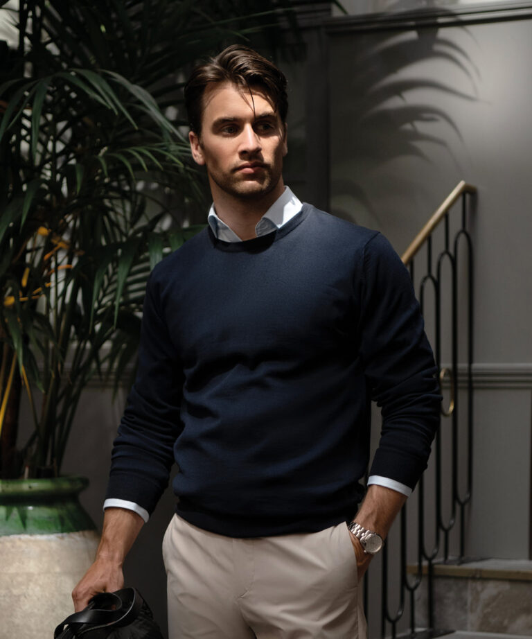 Nimbus Beaufort  extra fine Cashwool merino knit N113M, Vivid Promotion Workwear