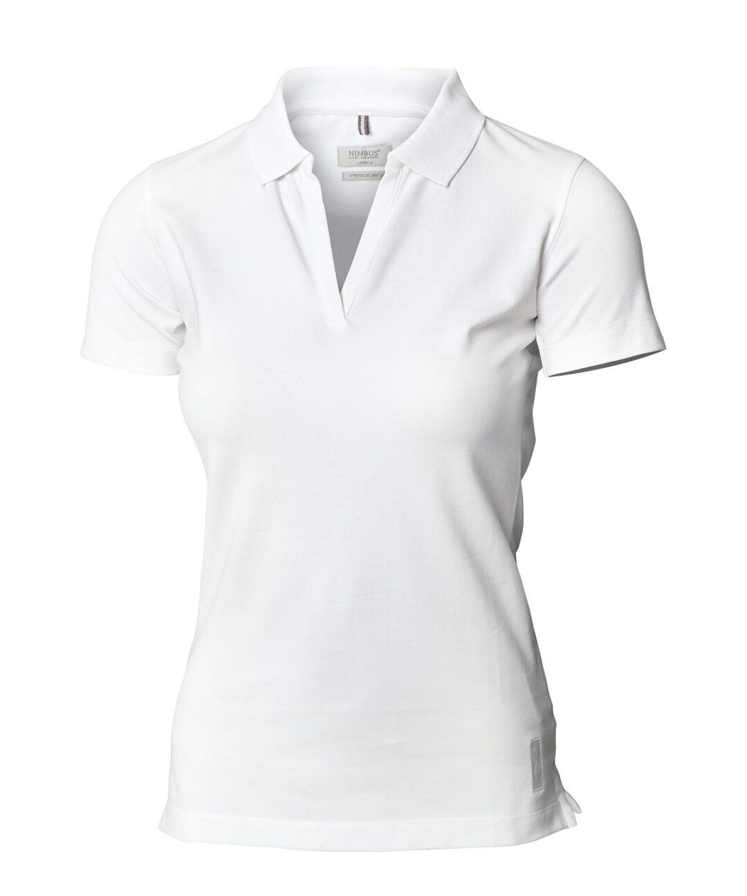 Nimbus Womens Harvard v neck  stretch deluxe polo NB52F, Vivid Promotion Workwear
