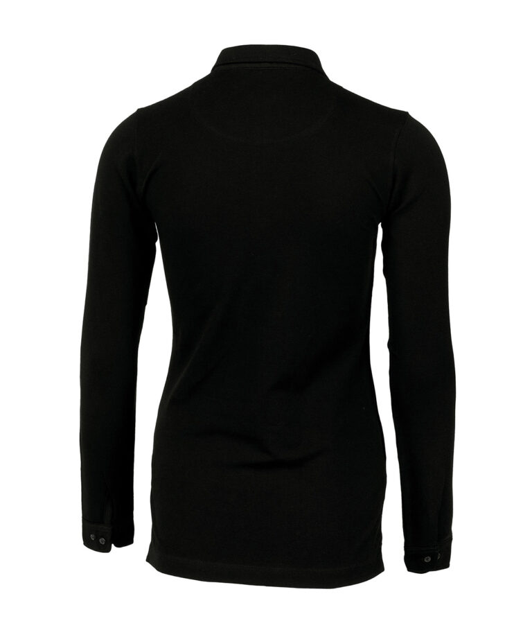 Alternative view of Nimbus Womens Carlington  deluxe long sleeve polo NB71F