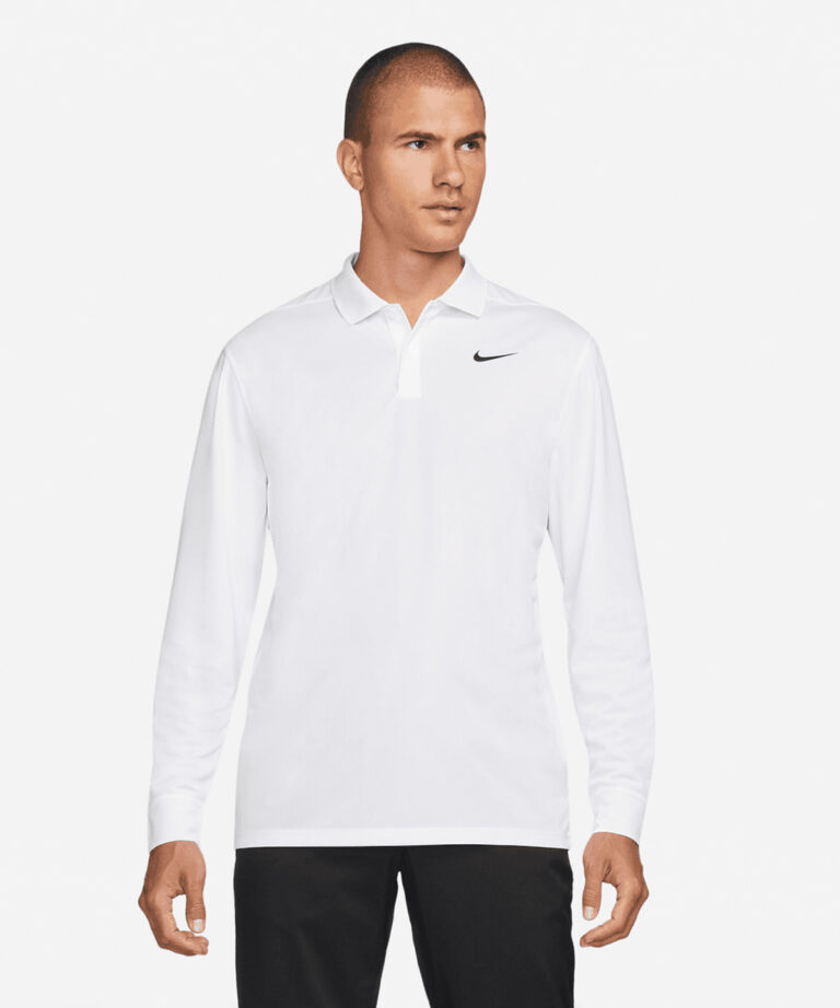 Nike Nike Dri FIT Victory solid long sleeve polo NK354