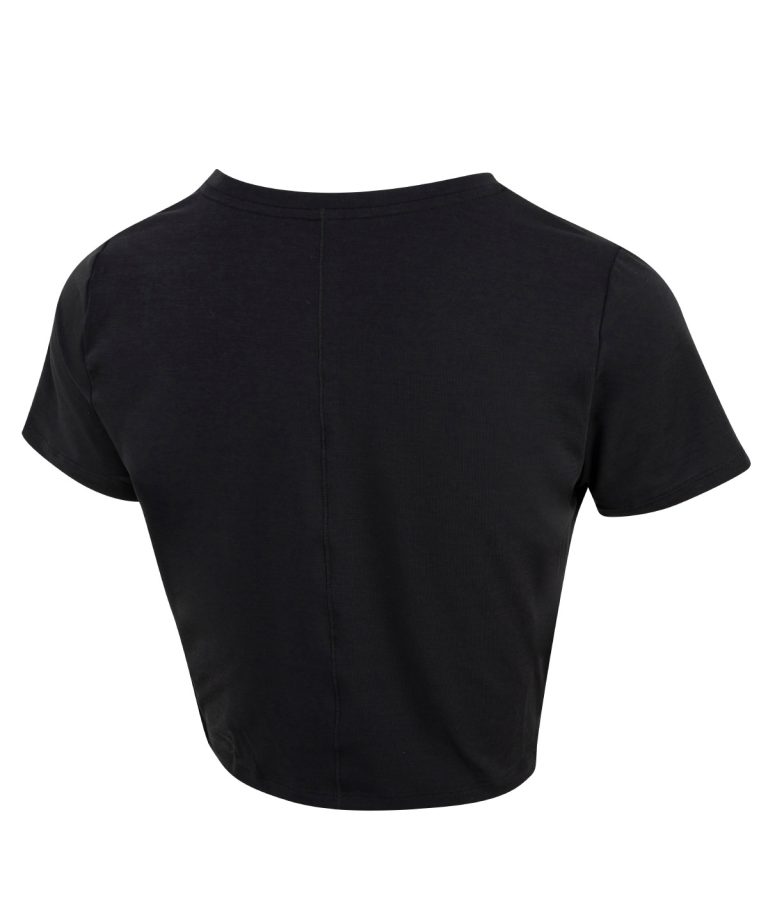 Nike &#8211; Womens Nike One Luxe Dri &#8211; Fit Short Sleeve Standard Twist Top NK374, Vivid Promotion Workwear