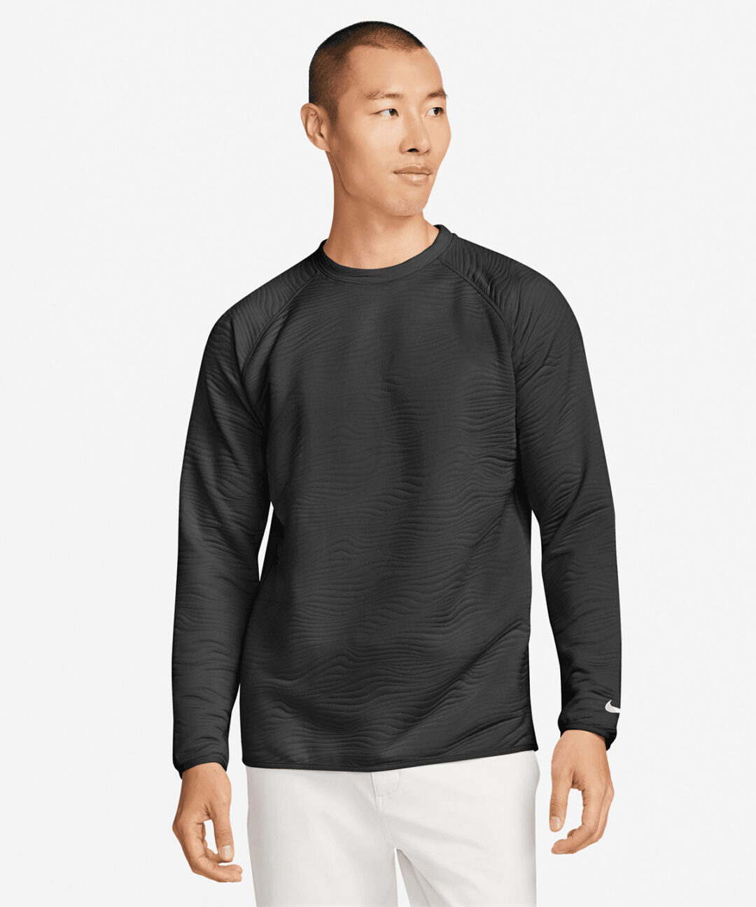 Nike Nike Dri FIT Tour crew quilted top NK394, Vivid Promotion Workwear
