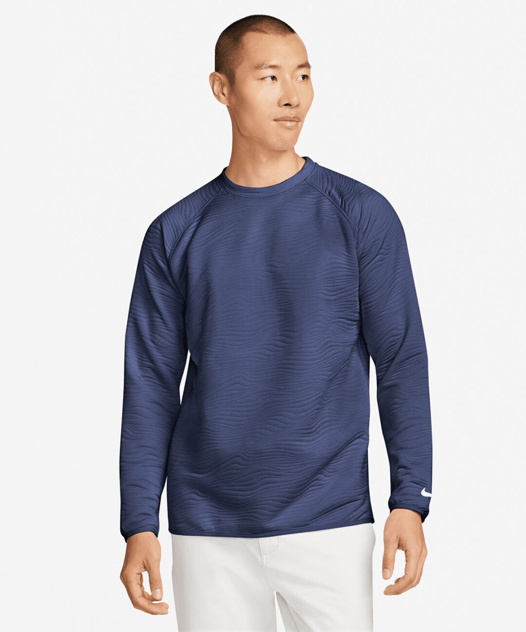 Nike Nike Dri FIT Tour crew quilted top NK394, Vivid Promotion Workwear