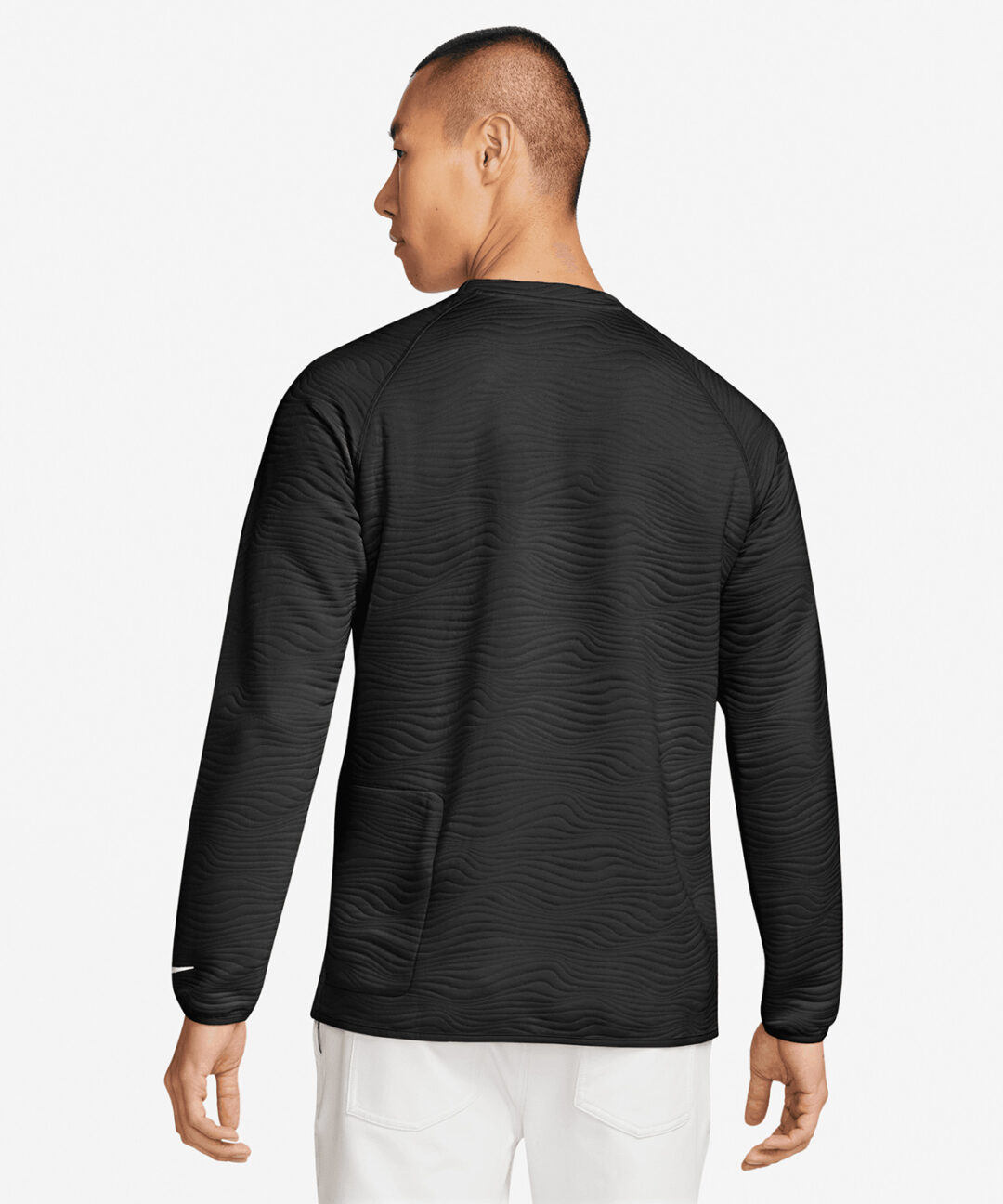 Nike Nike Dri FIT Tour crew quilted top NK394, Vivid Promotion Workwear