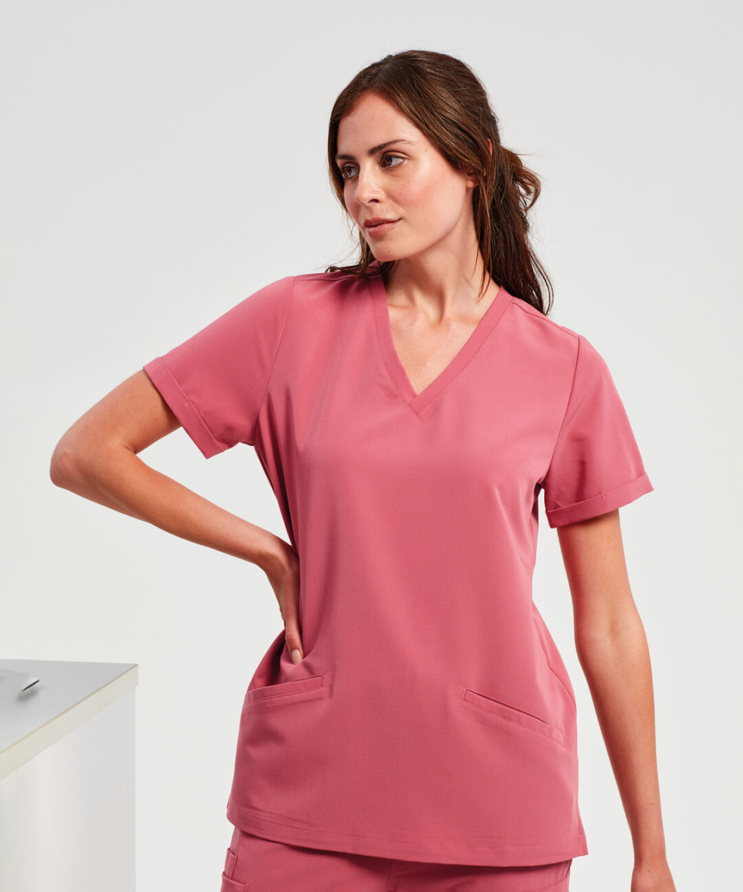 Onna by Premier Womens &#8216;Invincible&#8217; Onna stretch tunic NN310, Vivid Promotion Workwear