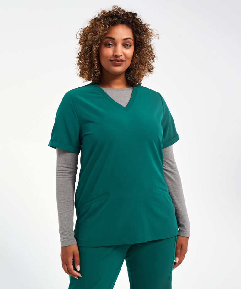 Onna by Premier Womens &#8216;Invincible&#8217; Onna stretch tunic NN310, Vivid Promotion Workwear