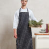 Premier Striped bib apron PR110