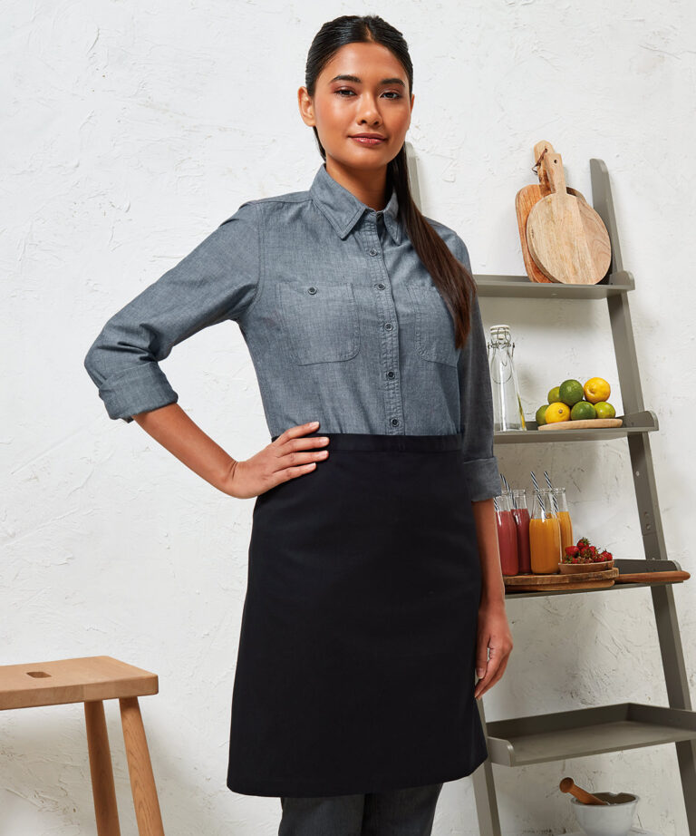 Premier Cotton waist apron  organic and Fairtrade certified PR114