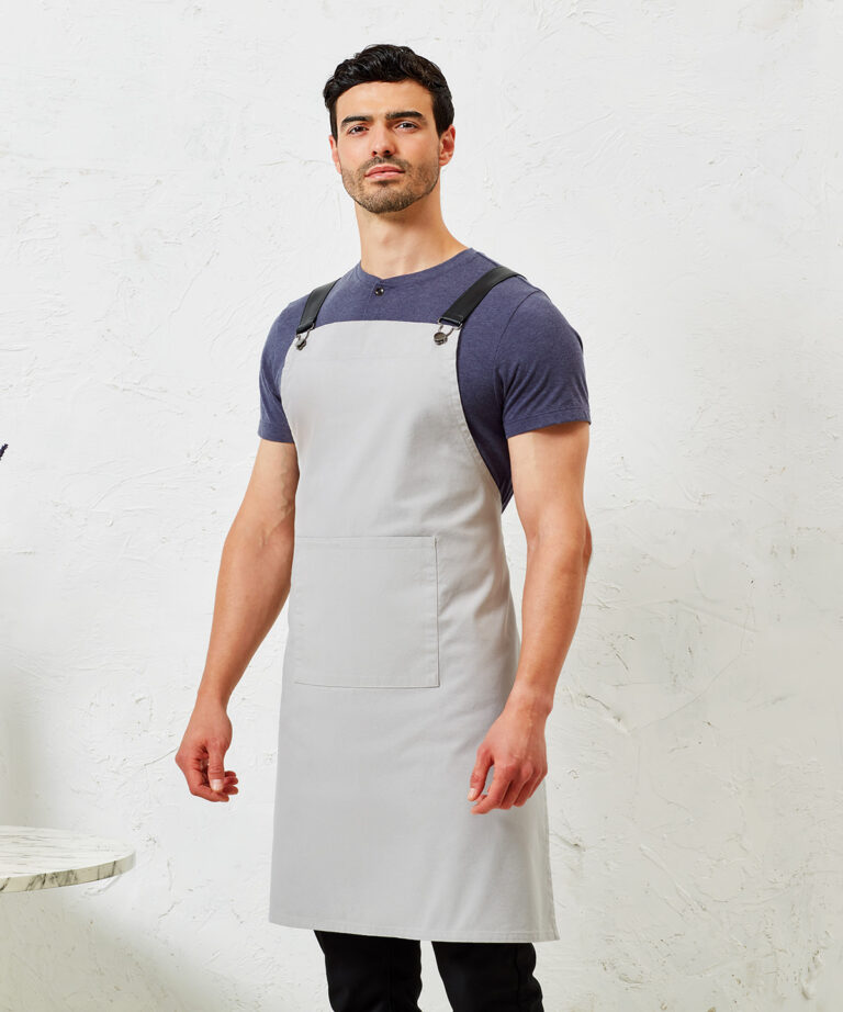 Premier Cross back interchangeable apron straps PR119, Vivid Promotion Workwear Premier Cross back interchangeable apron straps PR119, Vivid Promotion Workwear