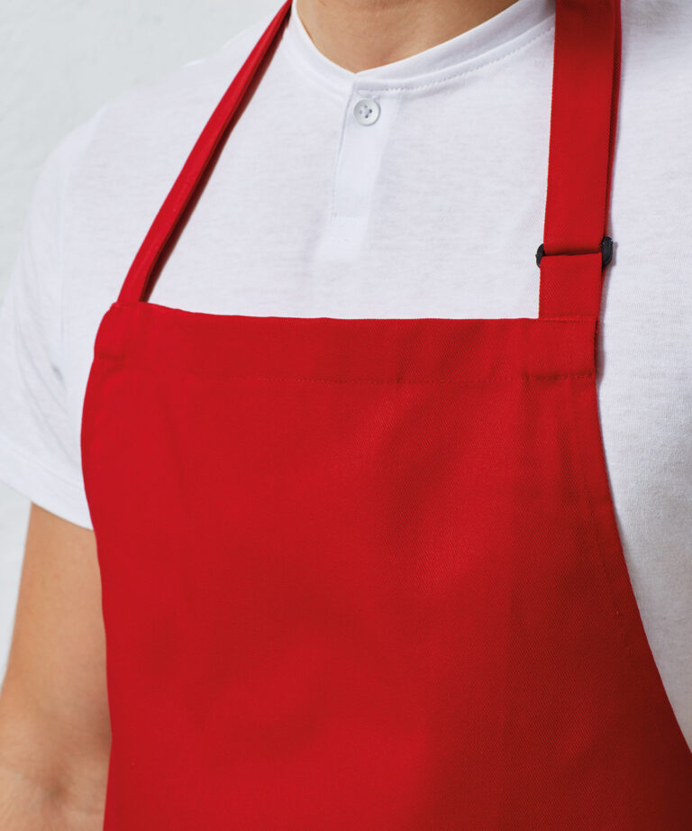 Premier Recycled Polyester &#038; Organic Cotton Apron PR120, Vivid Promotion Workwear