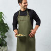 Premier Cotton bib apron  organic and Fairtrade certified PR112, Vivid Promotion Workwear
