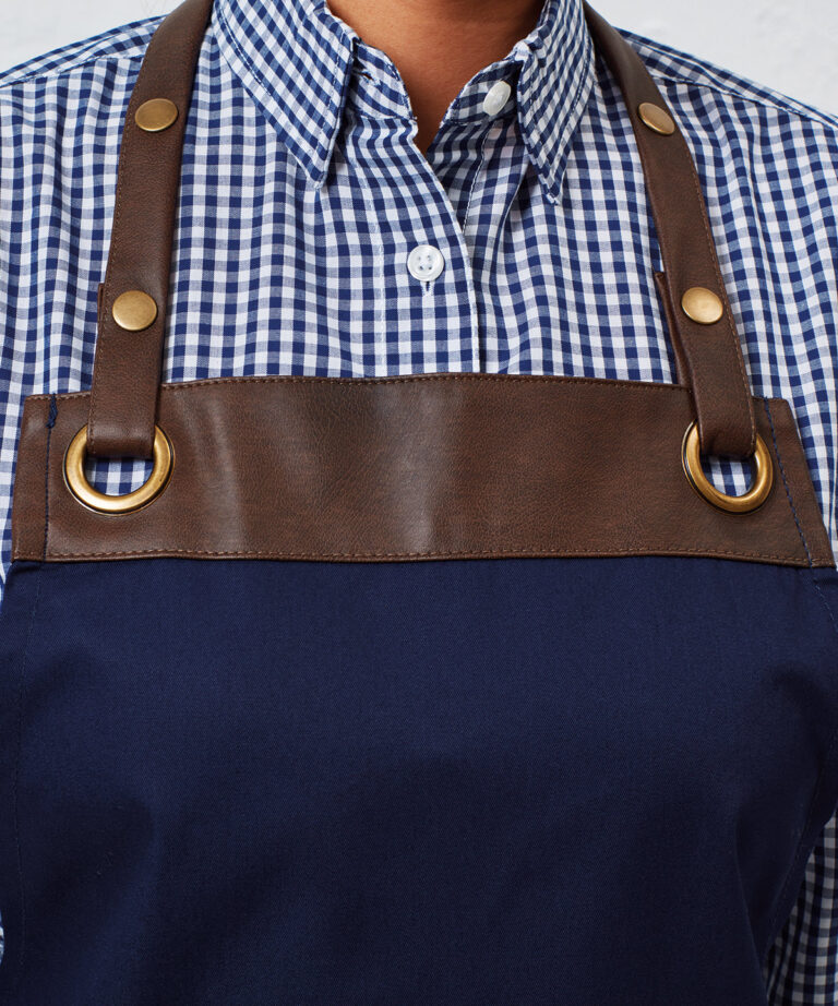 Premier Espresso bib apron PR123, Vivid Promotion Workwear