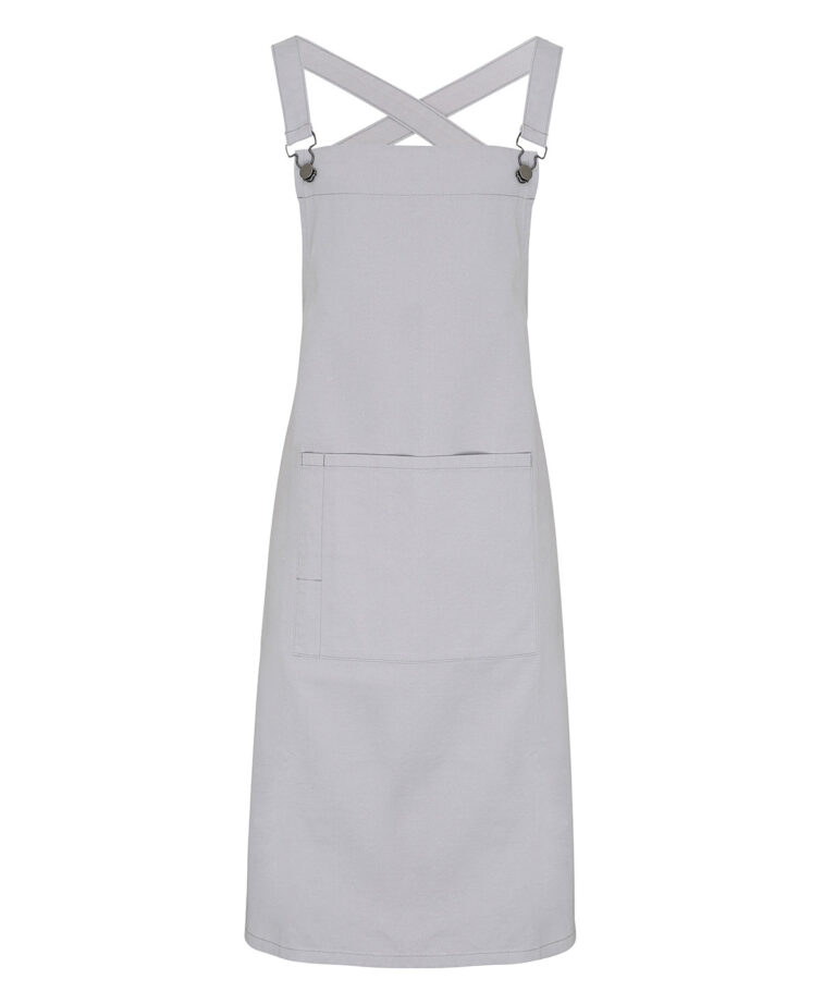 Premier Cross back barista bib apron PR129, Vivid Promotion Workwear