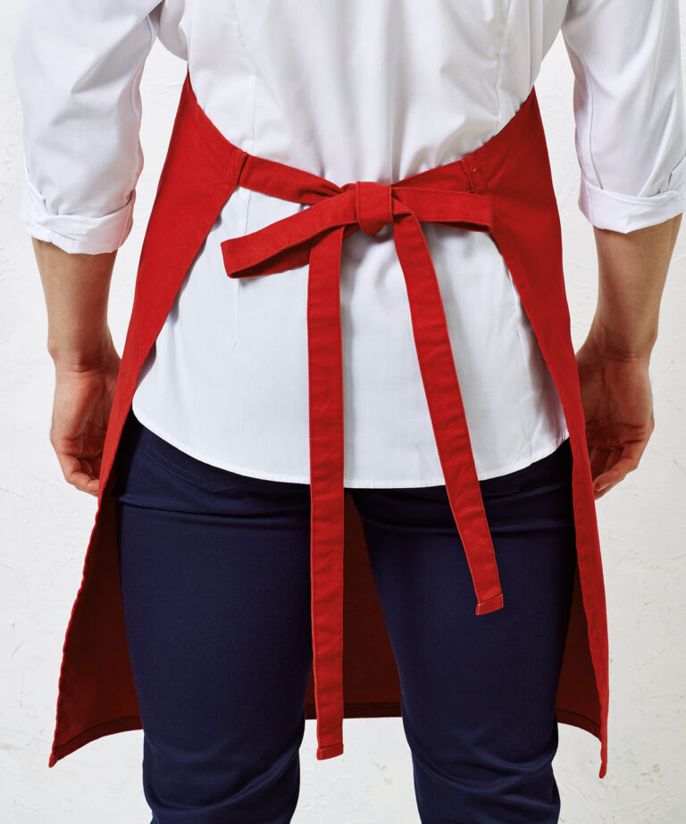 Premier Calibre heavy cotton canvas bib apron PR130, Vivid Promotion Workwear
