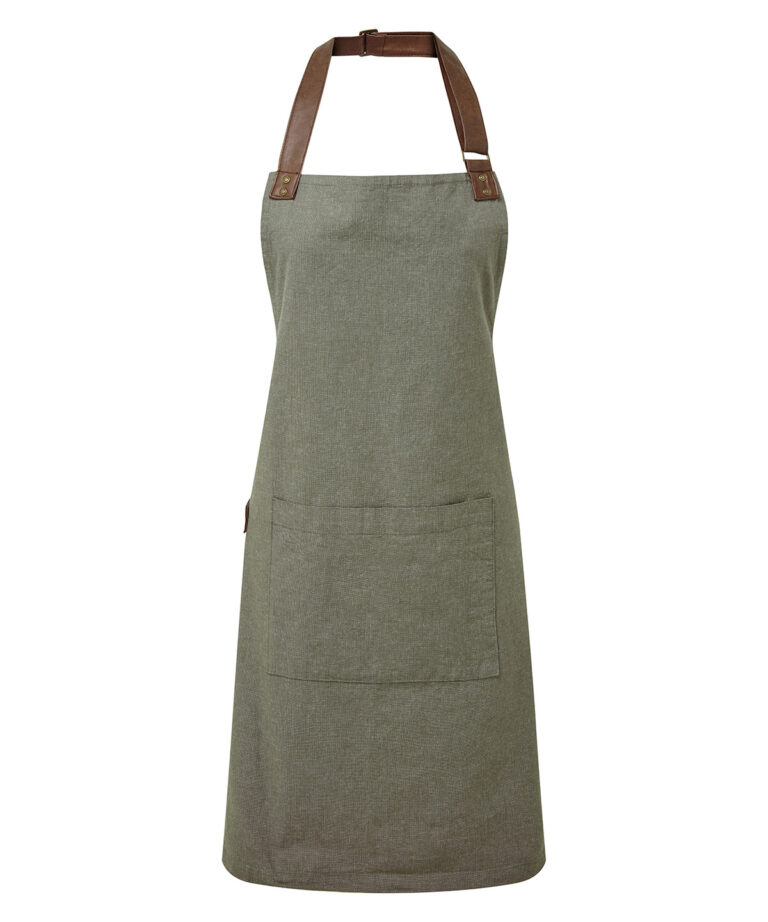 Alternative view of Premier Annex Oxford bib apron PR144