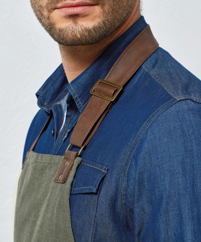 Premier Annex Oxford bib apron PR144, Vivid Promotion Workwear