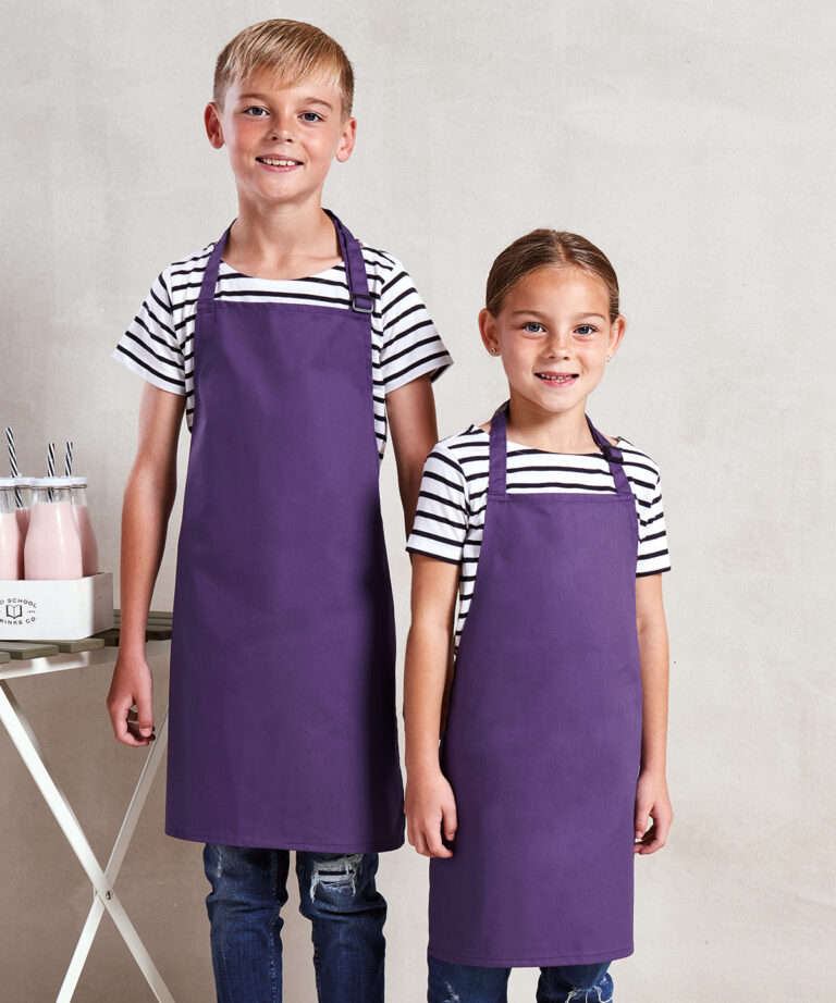 Alternative view of Premier Kids bib apron PR149