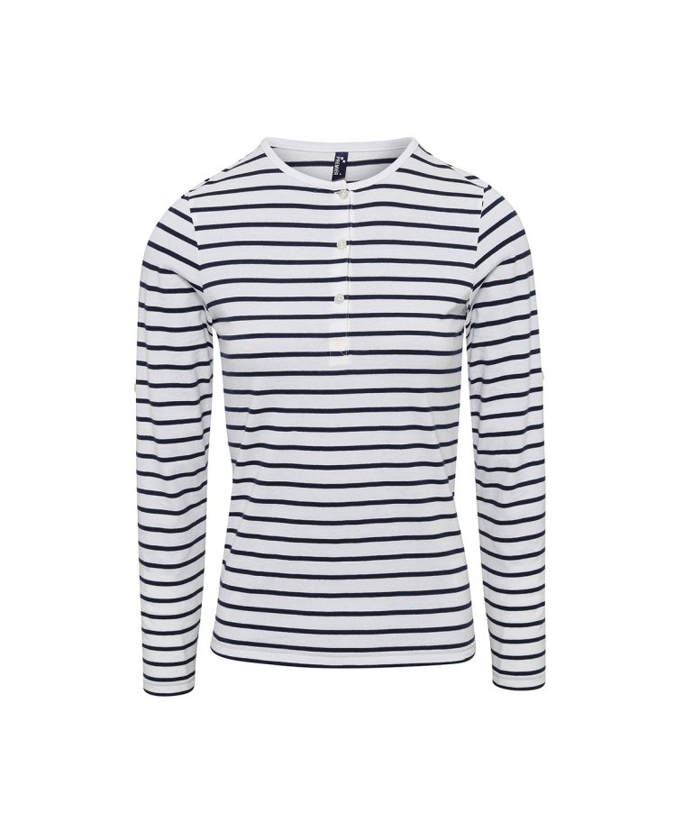 Alternative view of Premier - Womens Long John Roll - Sleeve Tee PR318
