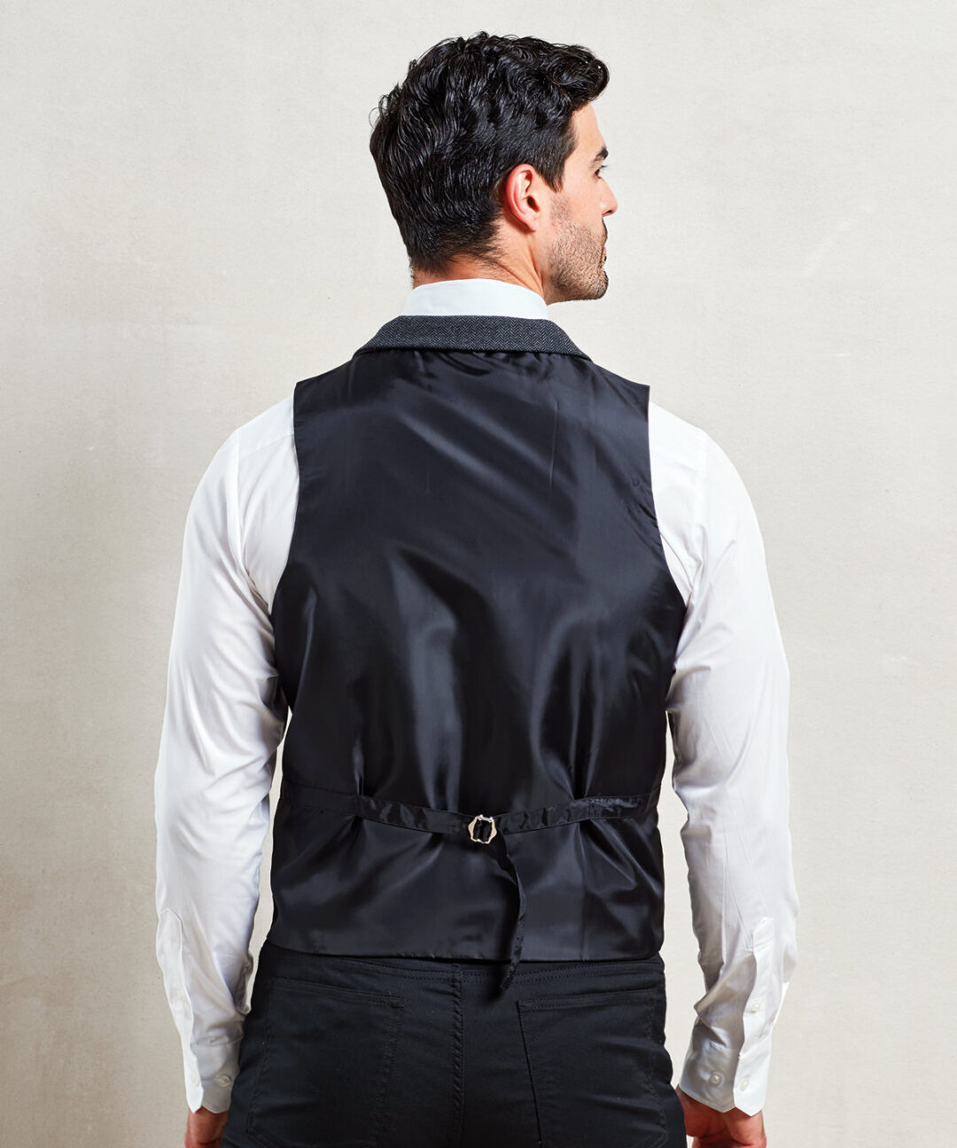 Premier Herringbone waistcoat PR625, Vivid Promotion Workwear