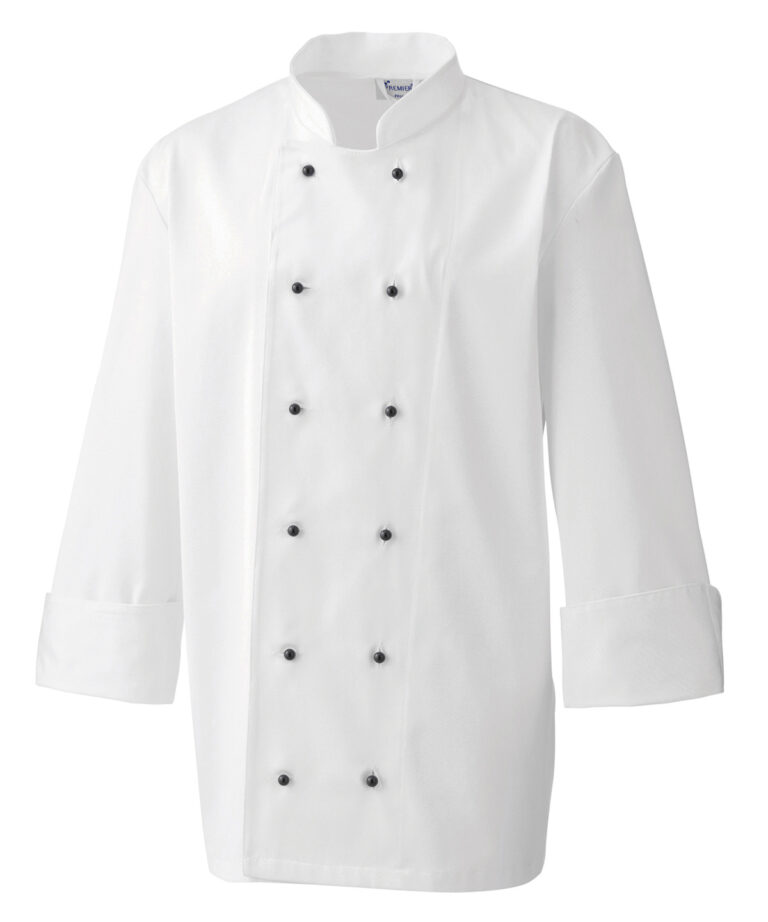 Premier Chef&#8217;s jacket studs PR652, Vivid Promotion Workwear