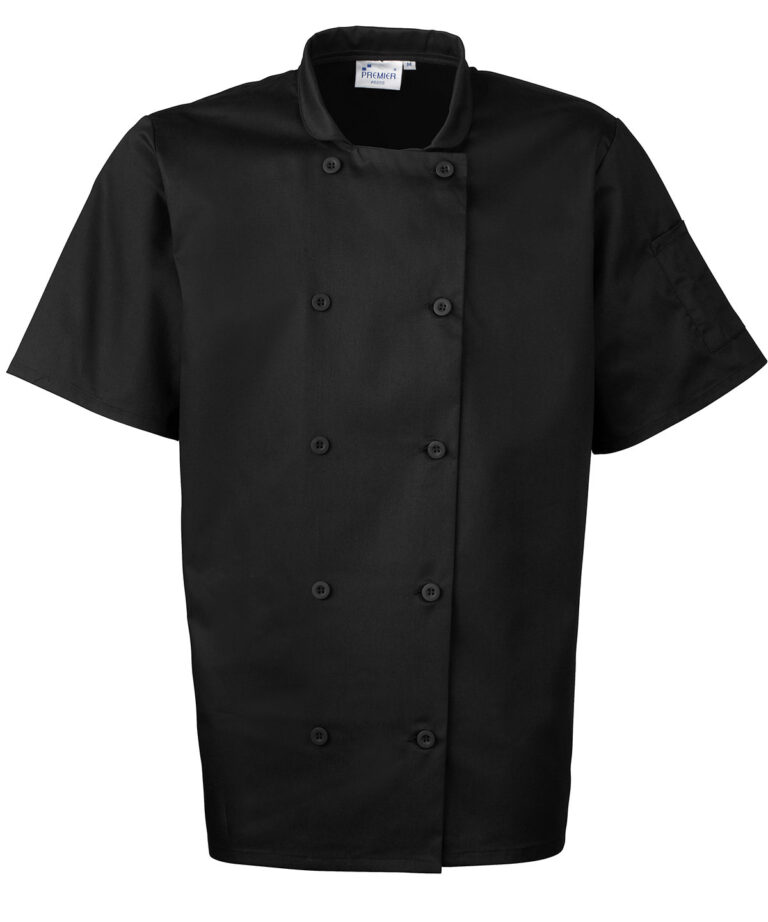 Alternative view of Premier Short sleeve chefs jacket PR656