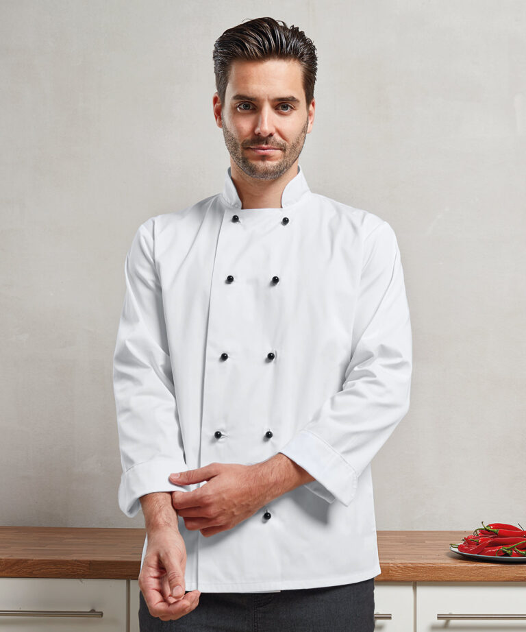 Alternative view of Premier Cuisine long sleeve chef's jacket PR661