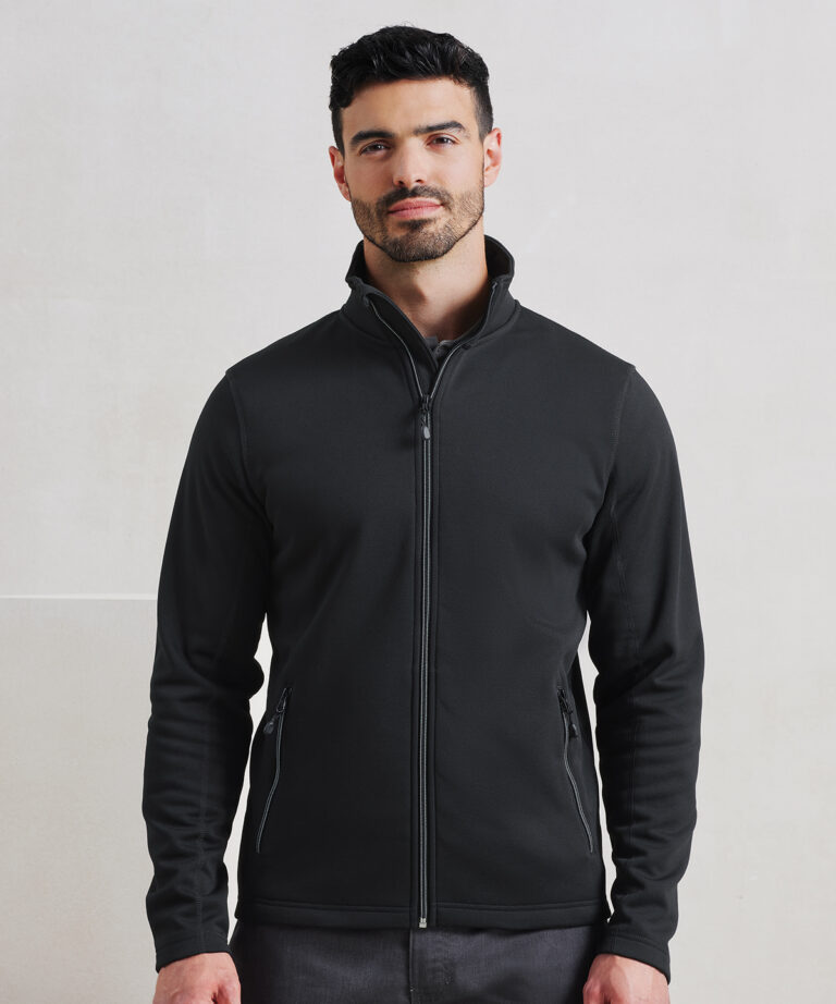 Premier Men&#8217;s spun dyed sustainable zip through sweatshirt PR808, Vivid Promotion Workwear