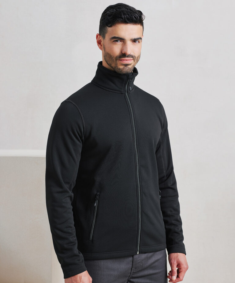 Premier Men&#8217;s spun dyed sustainable zip through sweatshirt PR808, Vivid Promotion Workwear