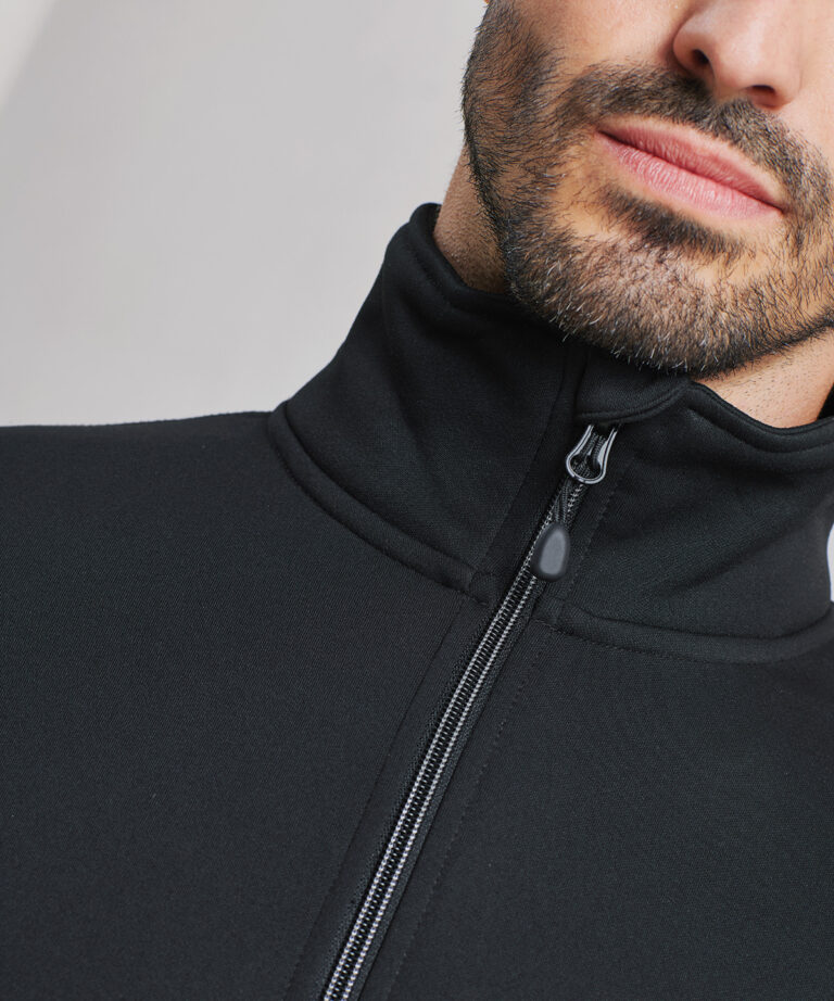 Alternative view of Premier Men's spun dyed sustainable zip through sweatshirt PR808