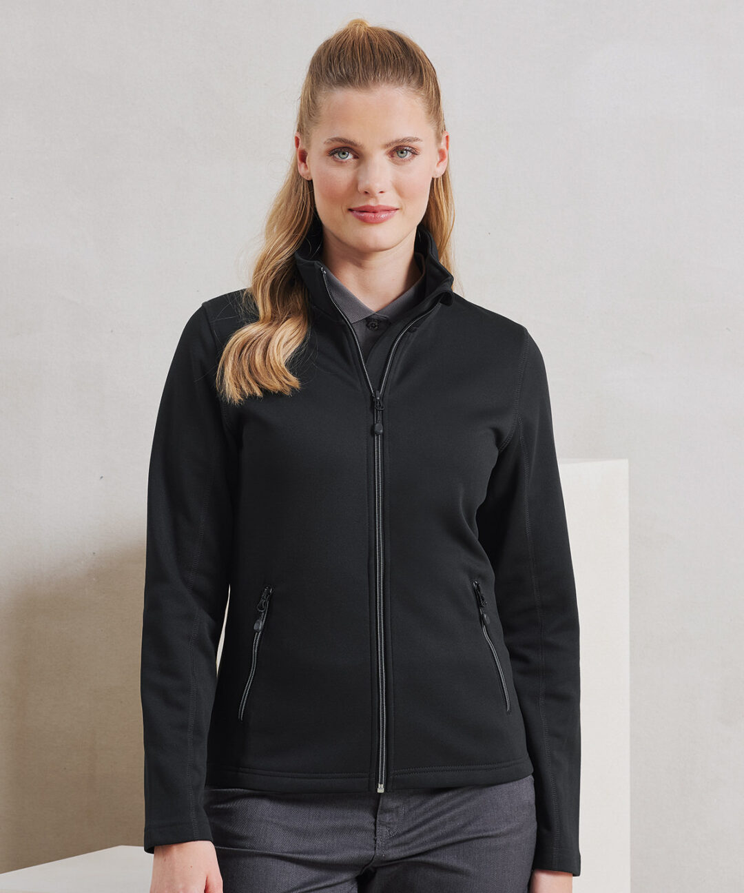 Premier Women&#8217;s spun dyed sustainable zip through sweatshirt PR809, Vivid Promotion Workwear